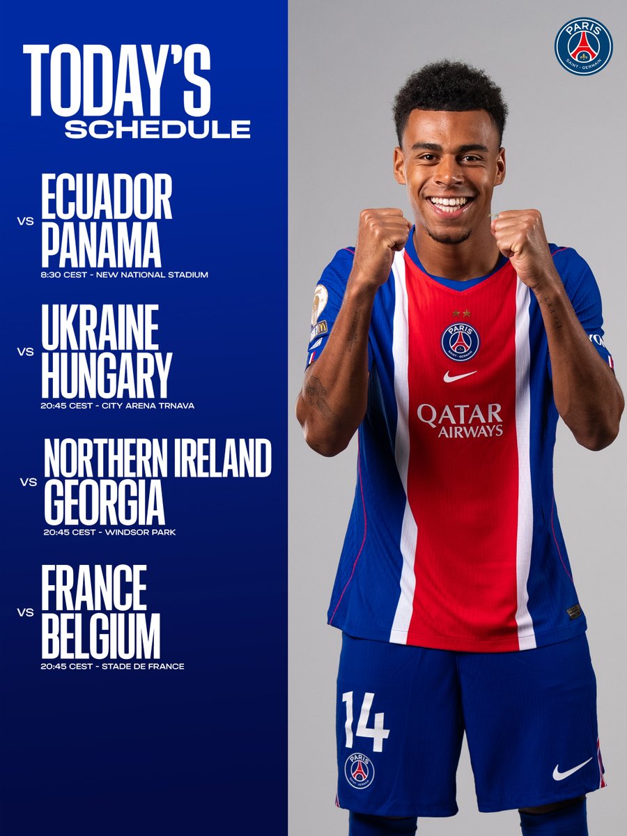 PSG_inside's tweet photo. 🌐 Le programme du jour ! 🔴🔵 https://t.co/lLSR2mtSYz