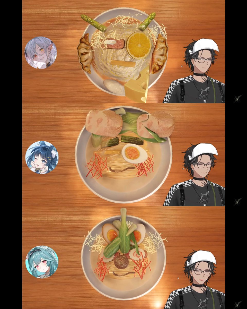 JT_nut05's tweet photo. 子午客製化拉麵🍜
希望哥不會收到傳票😂
敲碗之後的序境三人和沉珀拉麵

#這要配宵夜 https://t.co/tC5GQkZAJl