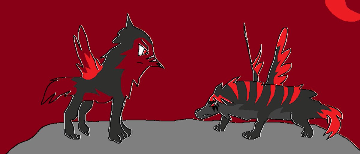 blukkat's tweet photo. in wolfstory, valentine spends more screentime being a domestic abuse victim than he does looking cool. 

mai theory iz dat wolfstory's b-plot will b about Valentine Shadowclaw learning 2 b around wolves who love him and defeating his father https://t.co/nN3YDLuXjk