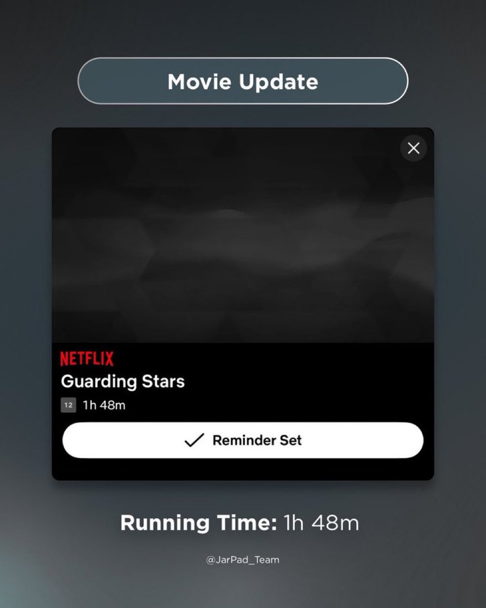 jarpadbrasil's tweet photo. MEU DEUS TA CHEGANDO!!!!🎄❤️✨

De acordo com a netflix o filme "Guarding Stars" terá a duração de 1 hora e 48 minutos.

Teremos quase 2h de Jack stapleton nas nossas telinhas, que alegria!! 😭😭😭

#GuardingStars #Netflixmovies #JaredPadalecki https://t.co/Y8Vr5IgTxb
