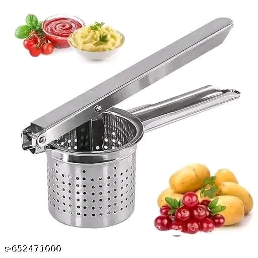 mnimachwala's tweet photo. 🥔 Stainless Steel Potato &amp; Vegetable Masher

✨ Strong Stainless Steel • Comfortable Handle • Easy Mashing

Perfect for 🥔 Mashed Potato, 🍲 Pav Bhaji, 🥕 Vegetables &amp; 🍎 Puree.

💰 ₹499/-
🚚 Free Shipping | COD Available
💬 Message us for Order &amp; Details https://t.co/0W3M8BmRV1