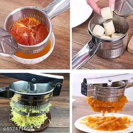 mnimachwala's tweet photo. 🥔 Stainless Steel Potato &amp; Vegetable Masher

✨ Strong Stainless Steel • Comfortable Handle • Easy Mashing

Perfect for 🥔 Mashed Potato, 🍲 Pav Bhaji, 🥕 Vegetables &amp; 🍎 Puree.

💰 ₹499/-
🚚 Free Shipping | COD Available
💬 Message us for Order &amp; Details https://t.co/0W3M8BmRV1