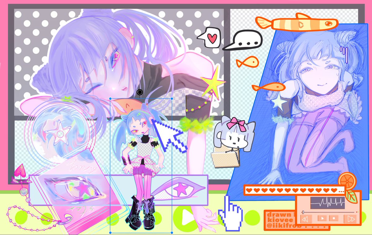 ihrou0's tweet photo. i think the blue background looks more refreshing🩵
oc art~
 #OC #digitalart #artshare https://t.co/x2Y5vt05x6