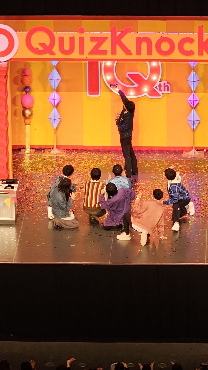 jellyfish_dal's tweet photo. 素敵な時間でした。
これからもよろしくお願いします！

これは3階バルコニーから頑張った📷
  #QuizKnock
 #QuizKnock10周年プロジェクト https://t.co/SWPloeSpLB