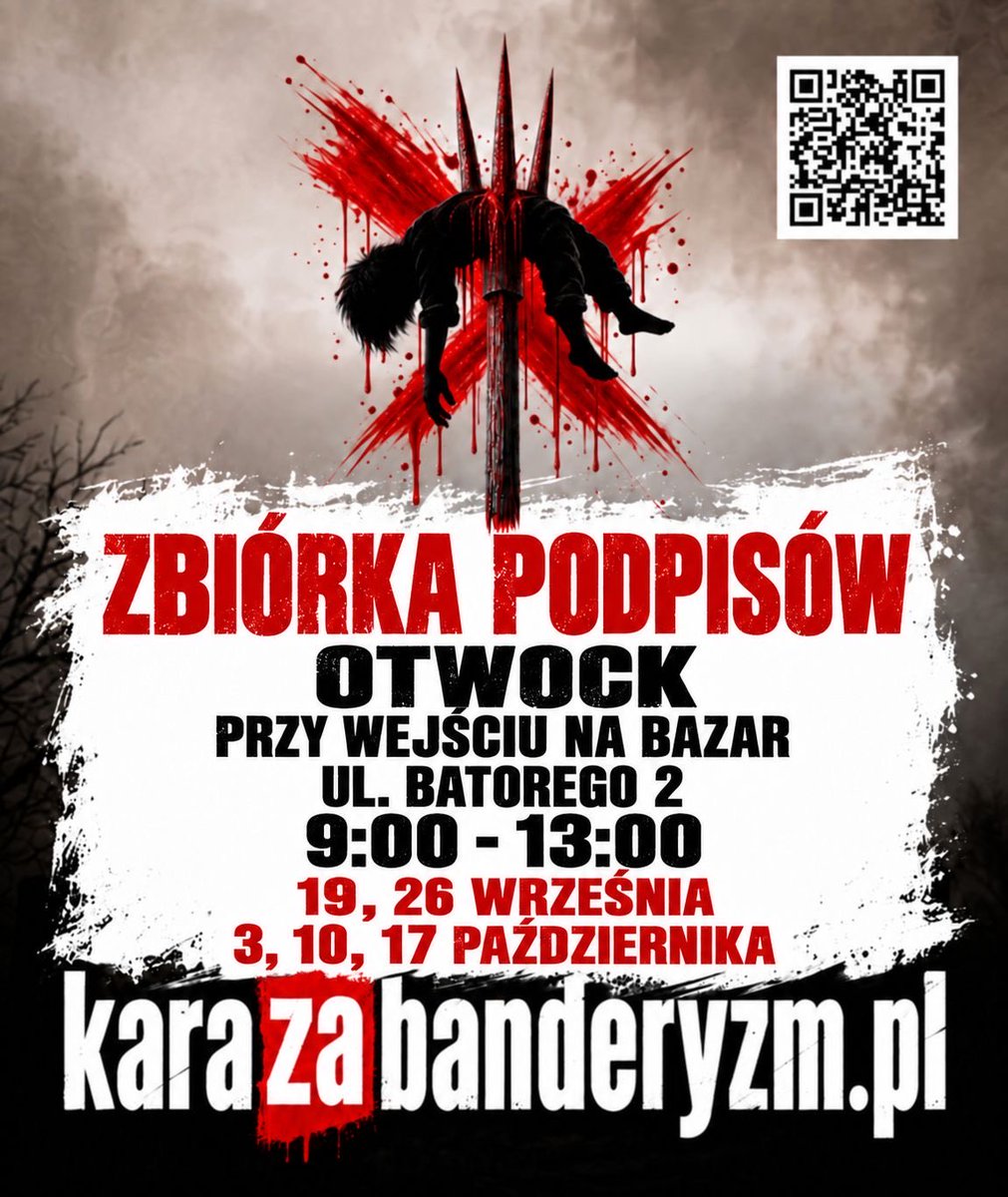 JwWioletta's tweet photo. Dziś w #Otwocku również @ROGranic zbierał podpisy w ramach inicjatywy obywatelskiej #KaraZaBanderyzm. Znowu Polscy Patrioci nie zawiedli . Serdecznie dziękujemy za każdy podpis. #wszyscy, którzy się jeszcze nie podpisali, spotkają nas też tu za tydzień w sobotę 🇵🇱 https://t.co/QqZ27cncoE