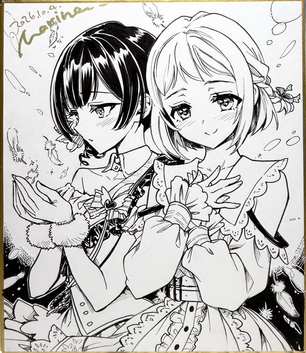 confeitokobo's tweet photo. できたよ〜　おシャニと学とミリオン
ミリオンあんまり触ってないのでいいんかな、、と思ったけど、シンデレラ知らないけどまいりな描きましたとかでも全然嬉しいか、、と我が事に置き換えてみて描きました

ふゆあさギャル
凛世リーリヤ
最上静香さんと北沢志保さん https://t.co/Z2yoCABkLv