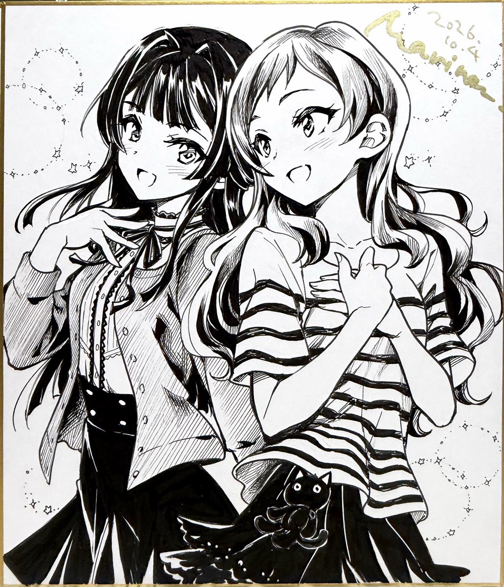 confeitokobo's tweet photo. できたよ〜　おシャニと学とミリオン
ミリオンあんまり触ってないのでいいんかな、、と思ったけど、シンデレラ知らないけどまいりな描きましたとかでも全然嬉しいか、、と我が事に置き換えてみて描きました

ふゆあさギャル
凛世リーリヤ
最上静香さんと北沢志保さん https://t.co/Z2yoCABkLv