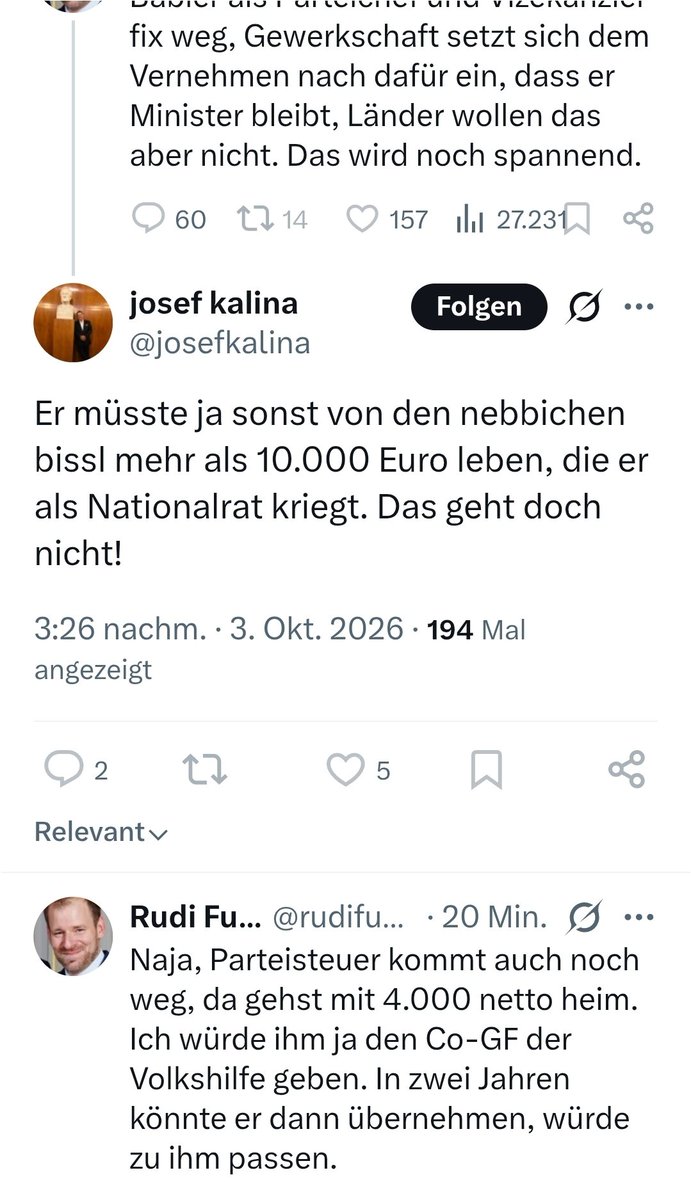 GabrieleFritz3's tweet photo. RUCKzruck @rudifussi und OligarchenPepi @josefkalina ......
#Wix...... https://t.co/blHXJtvJ9p