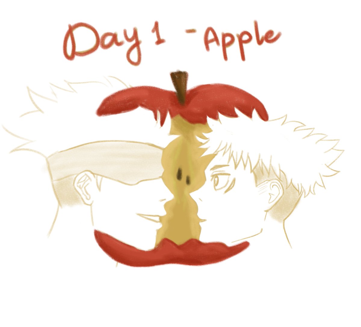 PerchikArmy's tweet photo. Day 1: apple

#inktober #inktober2026 #goyu https://t.co/ad8ZAzcyMK