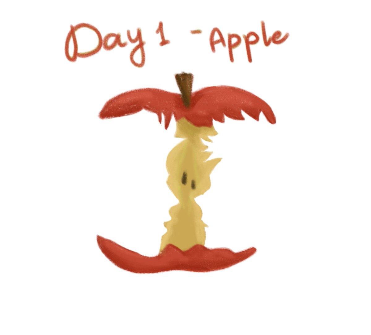 PerchikArmy's tweet photo. Day 1: apple

#inktober #inktober2026 #goyu https://t.co/ad8ZAzcyMK