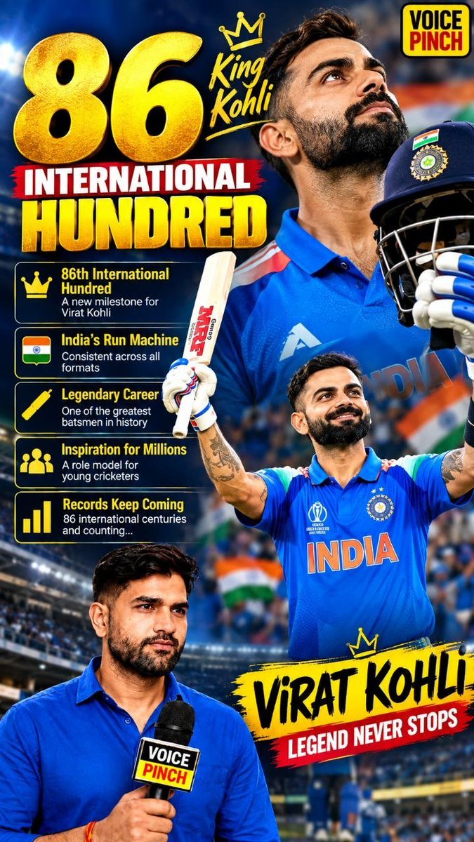 thevoicepinch's tweet photo. Virat Kohli https://t.co/ExgqRhqR75