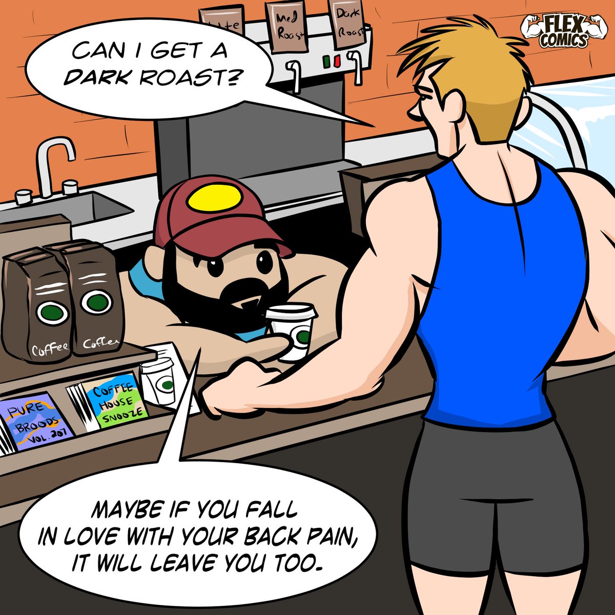 FlexComics's tweet photo. ☕️ 💔 https://t.co/ZZtlLUpNfy