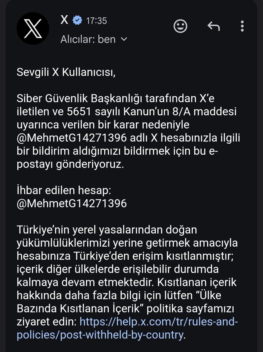 mhmtgdrr's tweet photo. Beni de engellediler..:)) https://t.co/IZ5Us8xTnv