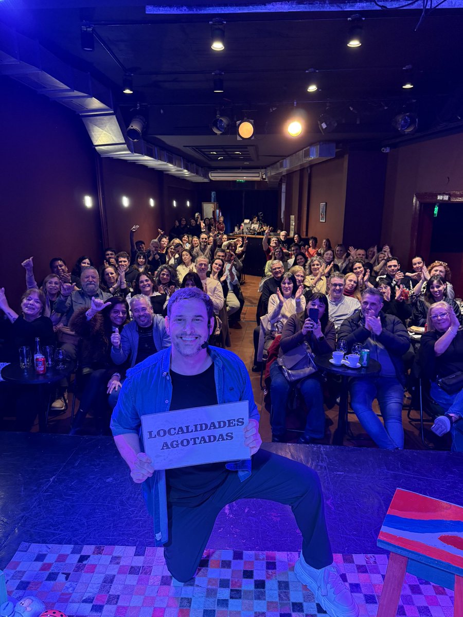 rodrilussich's tweet photo. LOCALIDADES AGOTADAS otra vez en el Paseo La Plaza. #Acelerado no para de crecer y sigue un camino de más y más funciones. Hoy 2 en LOMAS la primera SOLD OUT y hay pocas entradas para la segunda. Y además anoche el lujo de tener a mi amigo entrañable @Gatosylvestre junto a su familia en la platea! Gracias amigo!! ❤️ Gracias a tod@s!