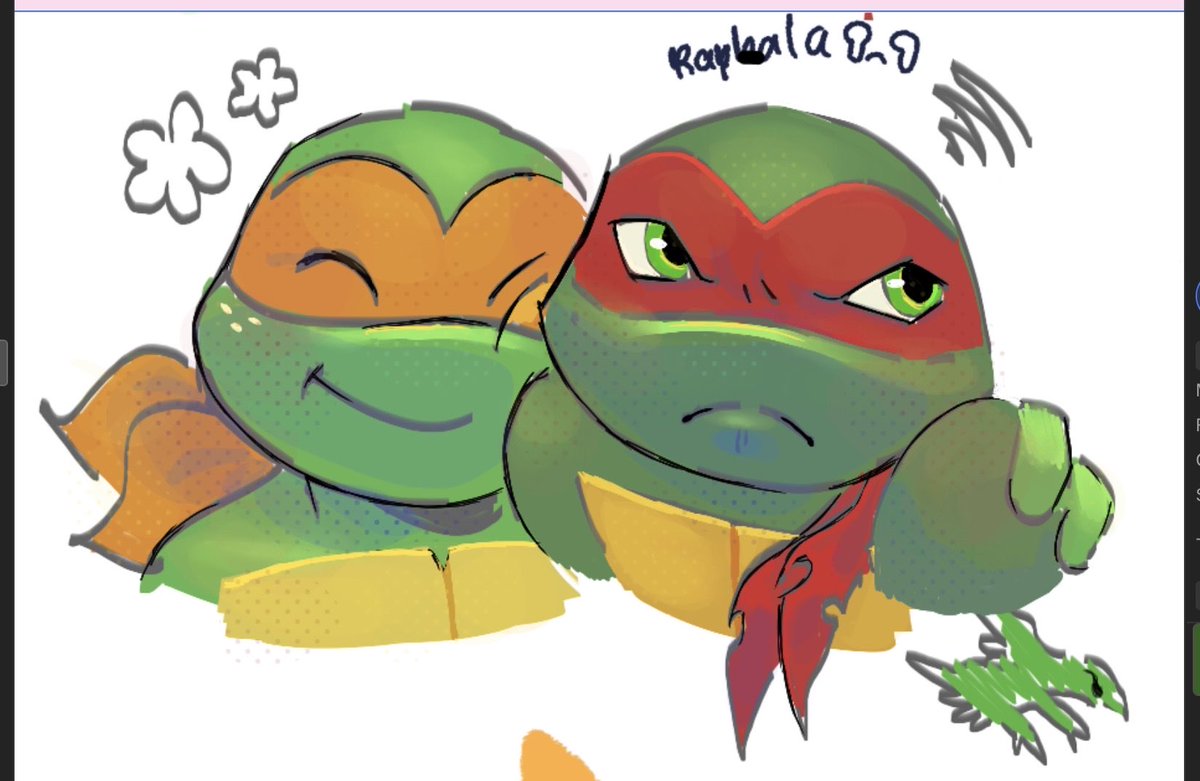 LongLizard999's tweet photo. My babies… Raph and Mikey https://t.co/hcD3jbhdAi