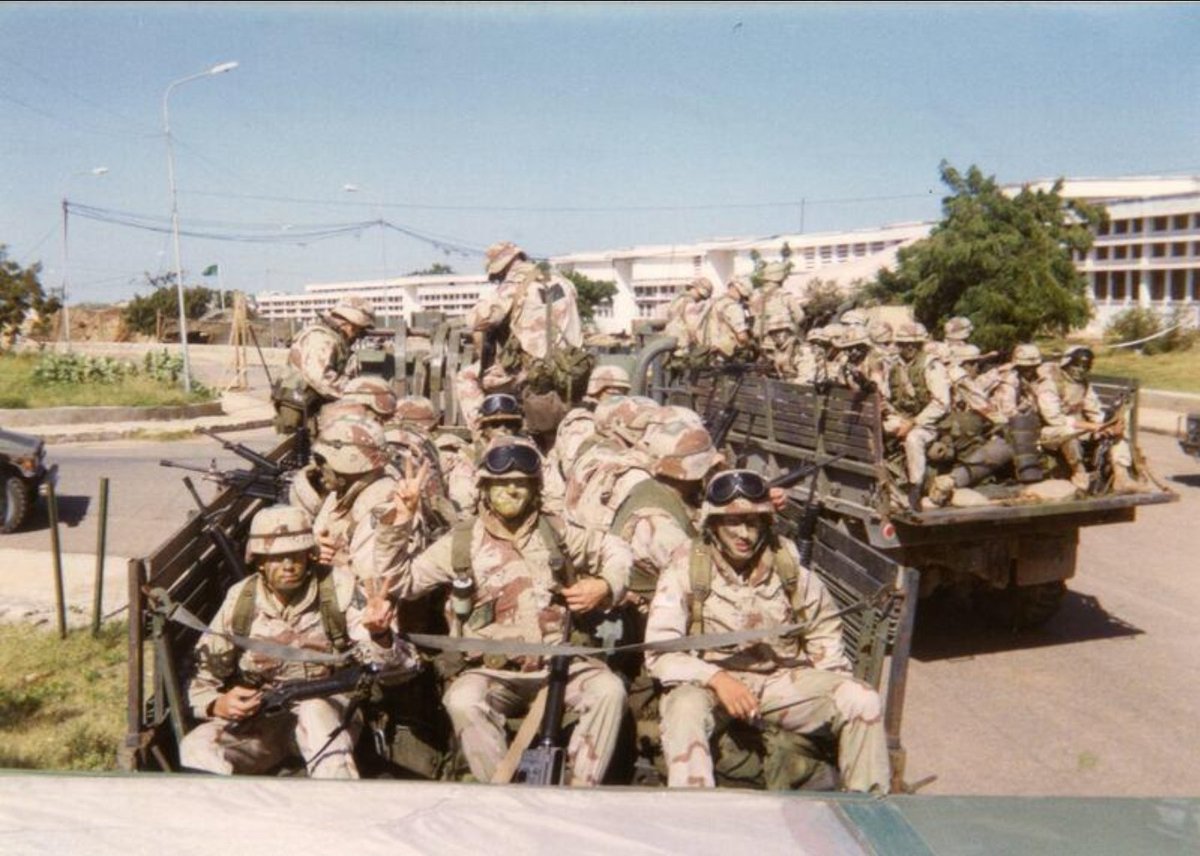 BlueCordCSM's tweet photo. WHEN YOU REMEMBER BLACK HAWK DOWN, REMEMBER THE SOLDIERS WHO FOUGHT THEIR WAY IN. 🇺🇸

October 3–4, 1993. Mogadishu.

Rangers and Delta operators were pinned down. Americans were wounded. Two Black Hawks were down.

The 10th Mountain Division answered the call.

The Golden Dragons of 2-14 Infantry, alongside attached infantrymen and engineers, fought through ambushes, barricades, and heavy fire. Malaysian armored vehicles and Pakistani tanks helped the rescue force reach the trapped Americans.

This wasn’t a convoy rolling in after the fighting stopped. They fought their way in and helped get the wounded and survivors out.

SGT Cornell Houston and PFC James Martin lost their lives. More than 20 other 10th Mountain soldiers were wounded.

Remember their names. Remember the men who went back into those streets.

@Boots_N_Chutes
@cmrowe77
@TheIOGuy

👇 Did you know the 10th Mountain’s role in the rescue?

#10thMountain #Mogadishu #BlackHawkDown #ClimbToGlory #neverforget