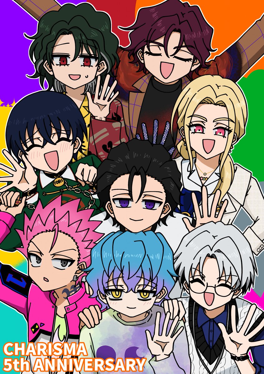 smatyhos's tweet photo. カリスマくん5周年おめでとう！！
これからも付き纏わせてね！！
#カリスマ5周年 https://t.co/rF4UjYutTO