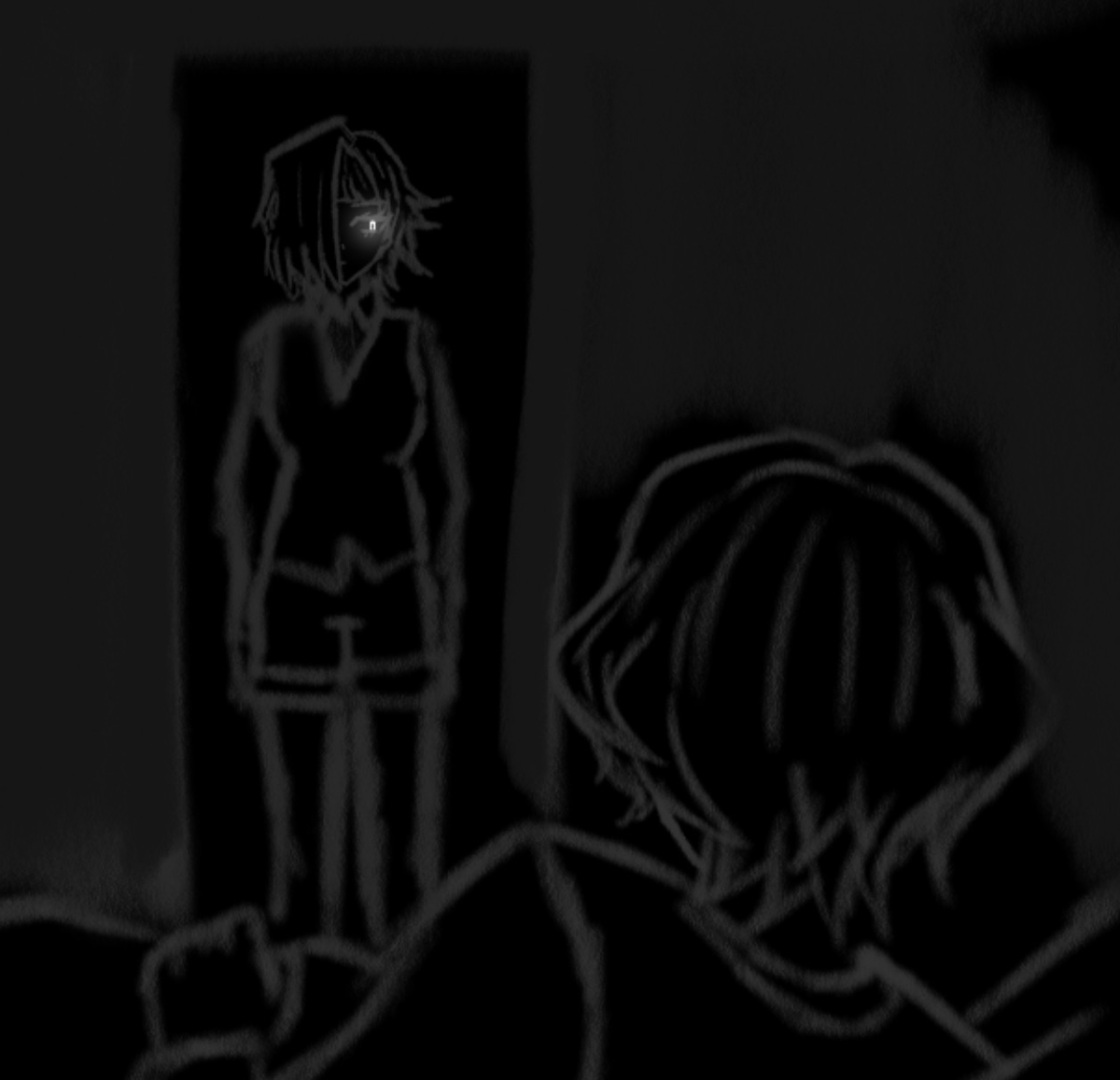 Trenchthemedic's tweet photo. Kromertober Day 3: Eyes

The ever helpful and kind Kromer watches over sinclair while he sleeps to ensure he gets a good nights rest!

#KROTOBER2026 #limbuscompany https://t.co/92An2YxnyM