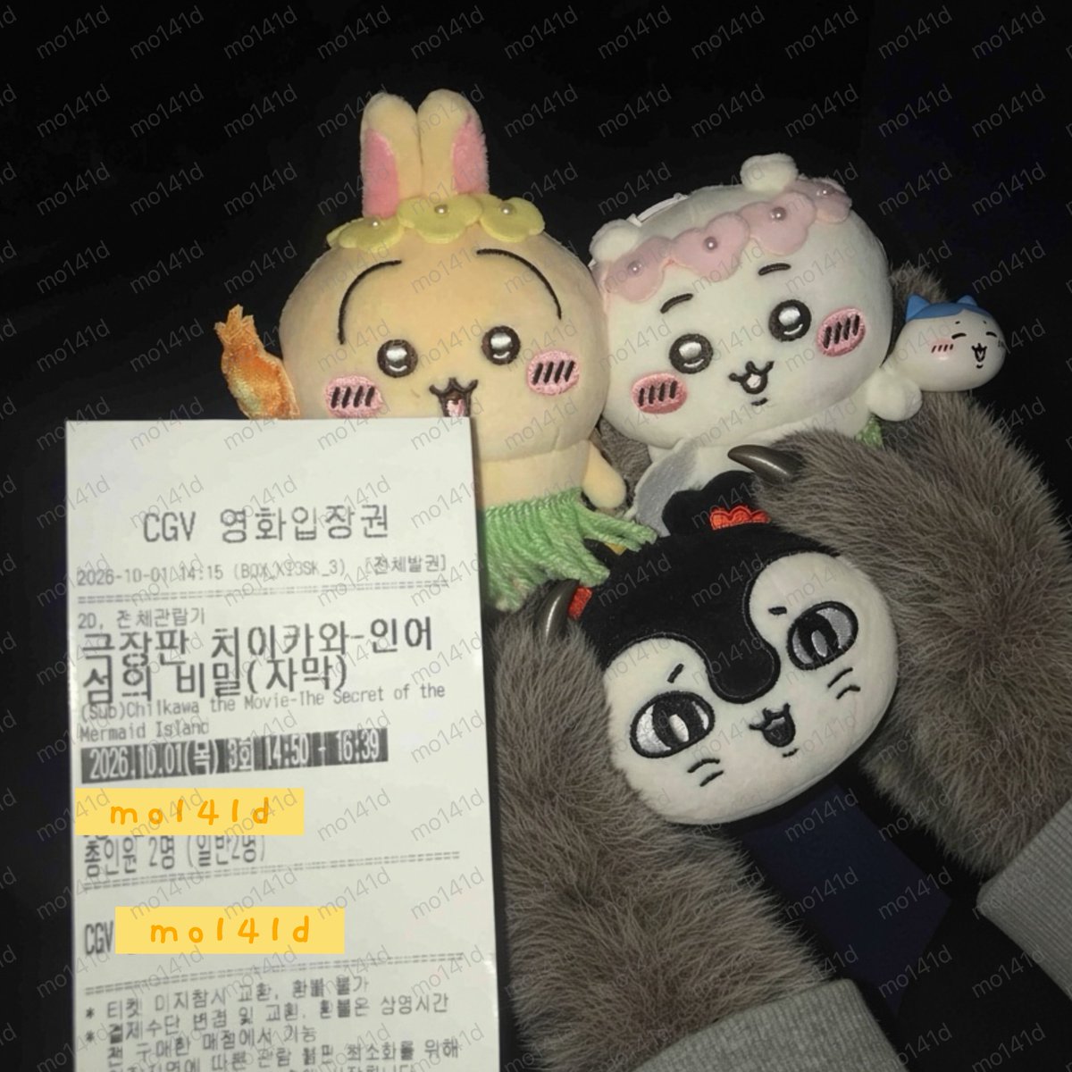 mo141d's tweet photo. @Uusagi_____yaha 치이카와 극장판 인어섬의 비밀만
6회차 관람한… 신규 팬 입니다…, https://t.co/7Eqr2JuyPd