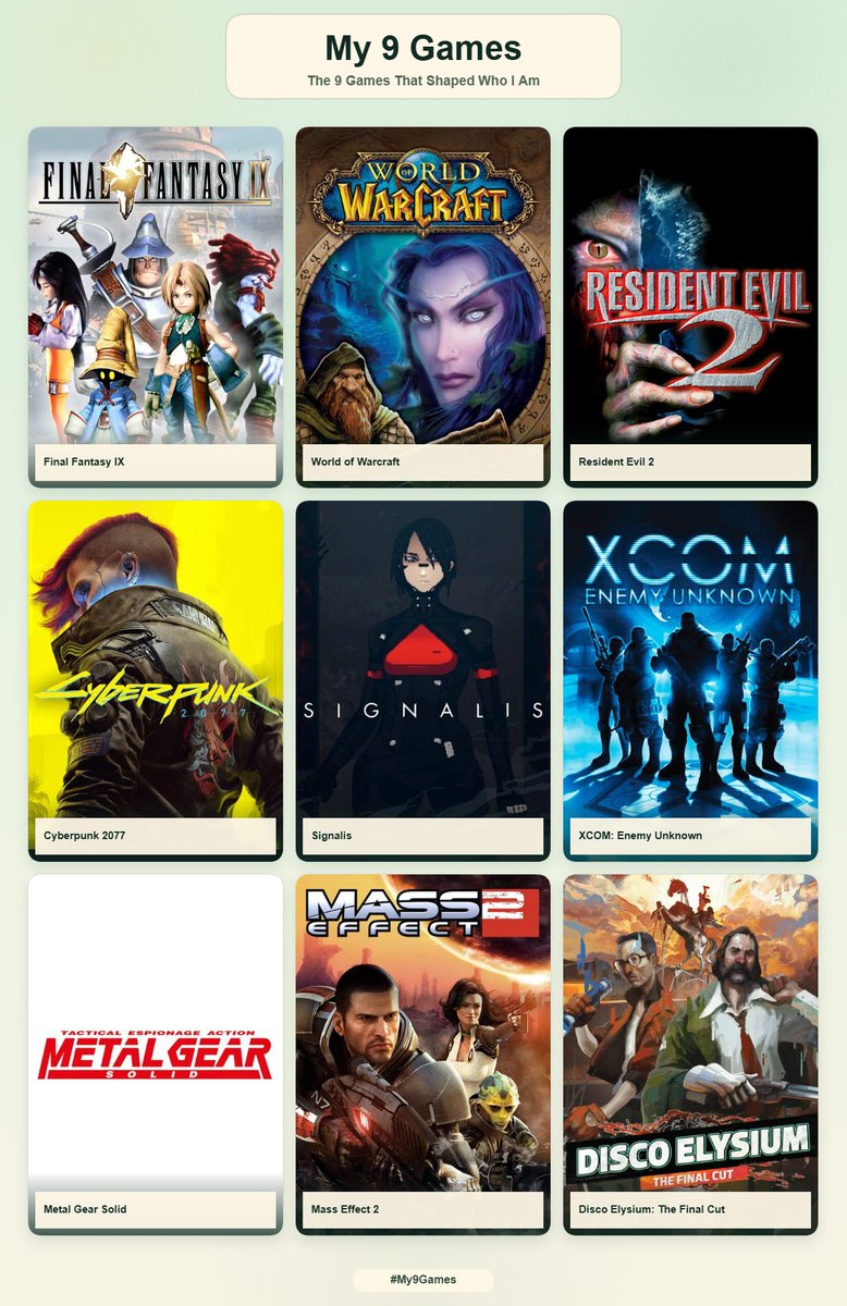 Nyuunzii's tweet photo. Some Nyuunzi lore!! I'm not just an art machine, I'm a human!! (mostly) 🐸

These are more showing my age (33) than anything else, and some aren't even my favourites, but they probably shaped my tastes, coulda done like 25 in each tbh

SHIT TASTE? GOOD TASTE? PEDESTRIAN? https://t.co/bqChMFmgdC