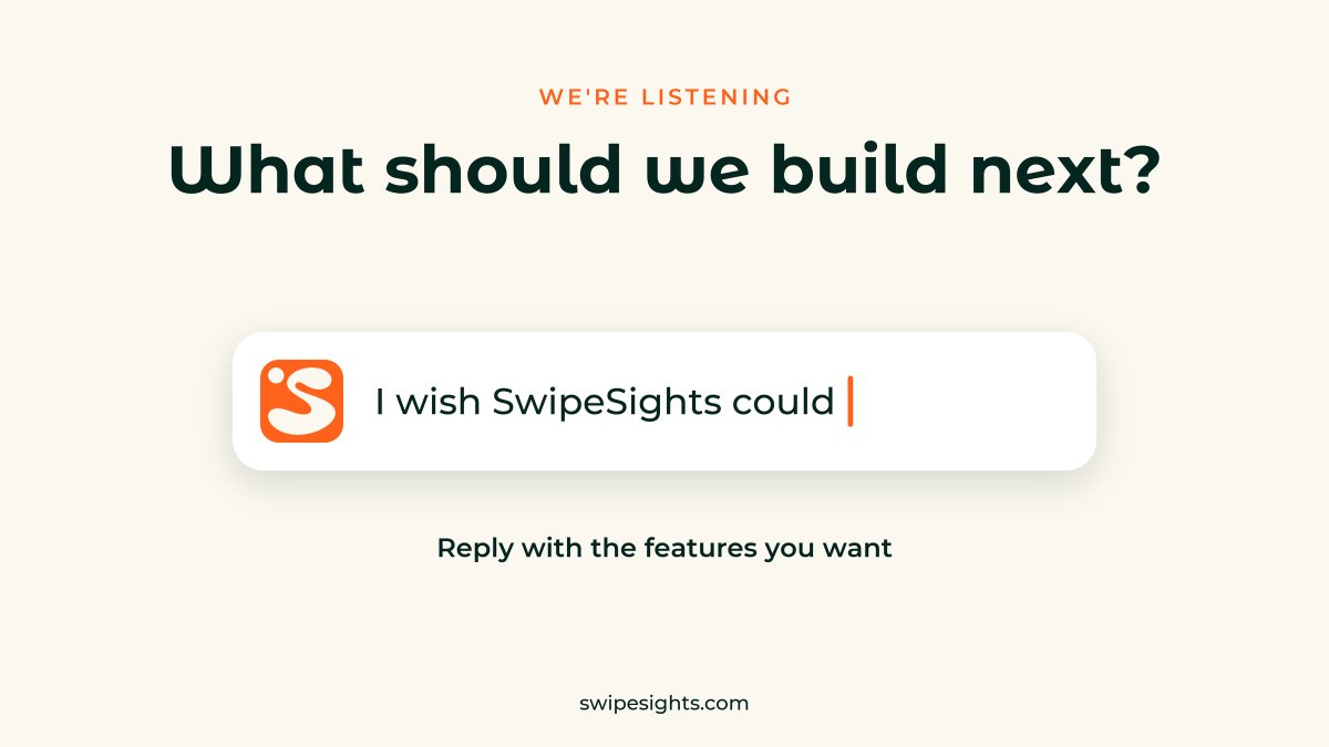 SwipeSights tweet picture