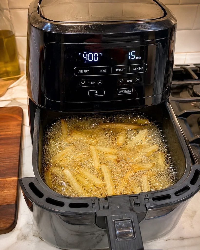 CamilitaGnzlz's tweet photo. Gente me compré la air fryer y anda bárbaro https://t.co/hFTDmlq6vy