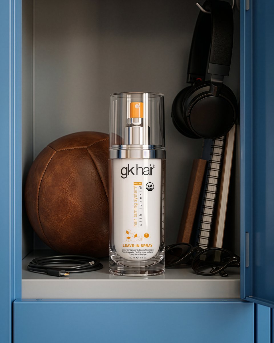 GKhair's tweet photo. Frizz can show up anytime, but the right styling routine can help keep it under control.
Add Leave-In Spray before styling for a smoother-looking finish and hair that feels easier to manage.
#GKHair #JuvexinV2 #VeganHaircare #FrizzControl #LeaveInSpray https://t.co/pFQbw2QmYo