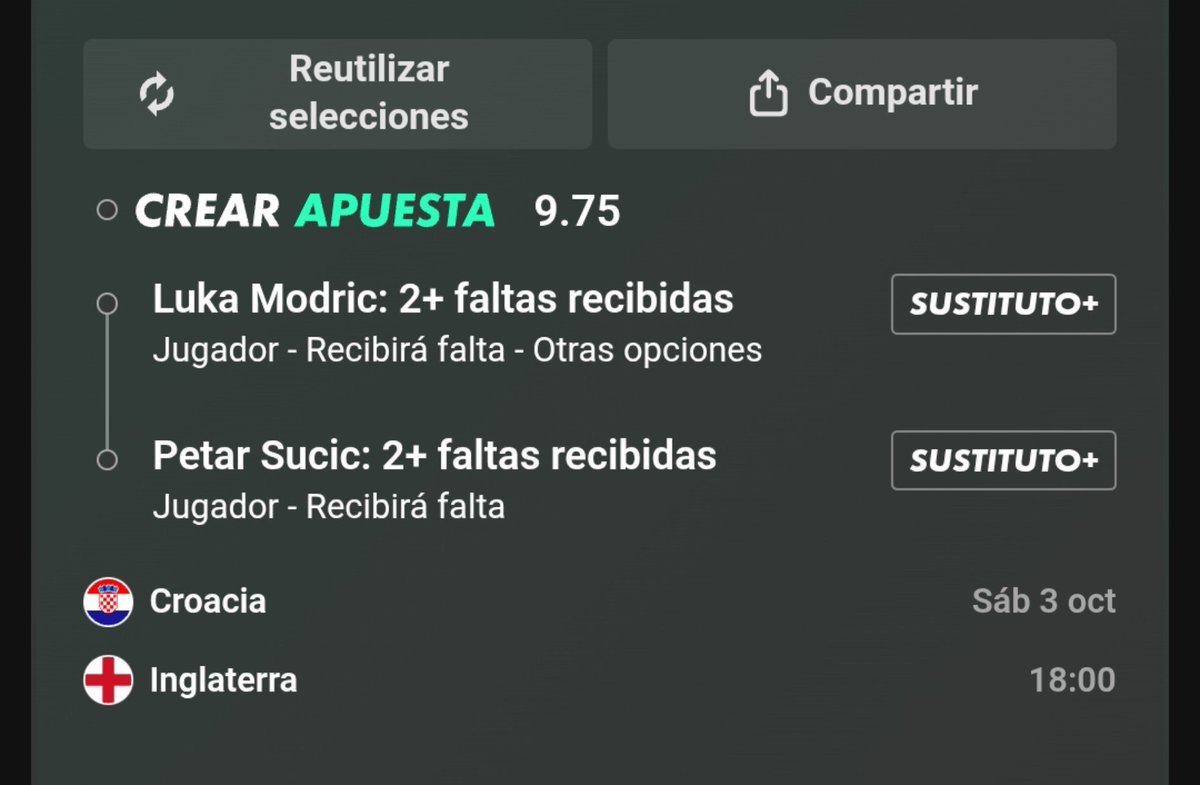 MambaBetss's tweet photo. Cerrad la cuota 10, no juega O' Reilly. 

Cuota 13 &amp; Cuota 10 🇭🇷🏴󠁧󠁢󠁥󠁮󠁧󠁿

En el link del primer comentario teneis una cuota 20👇🏻🔥 https://t.co/I9agbSuOxo