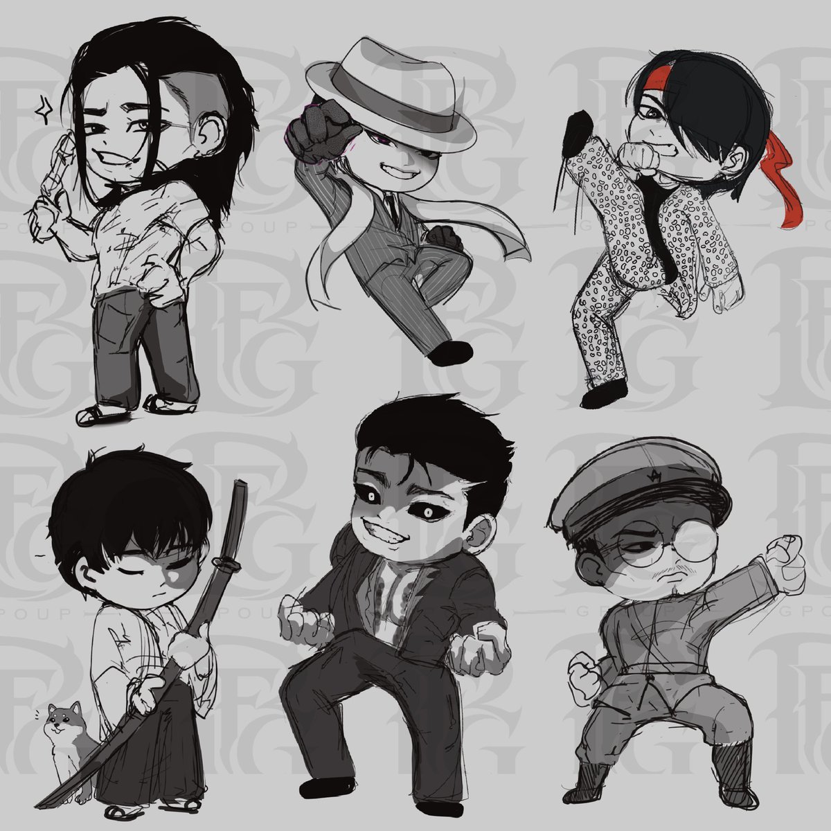 _bright_arange_'s tweet photo. 0 gen sketch chibi for future merch! https://t.co/TUCKEryKDd