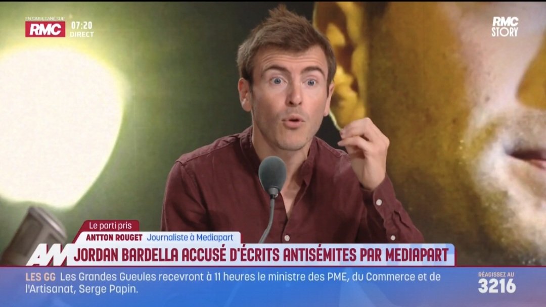 ojim_france's tweet photo. 🚨[Affaire Mediapart/Bardella]

Le journaliste de « Mediapart » Antton Rouget, auteur de l'enquête sur Jordan Bardella, a été condamné en 2009 pour « vol en réunion ». https://t.co/XsjqINIdCQ