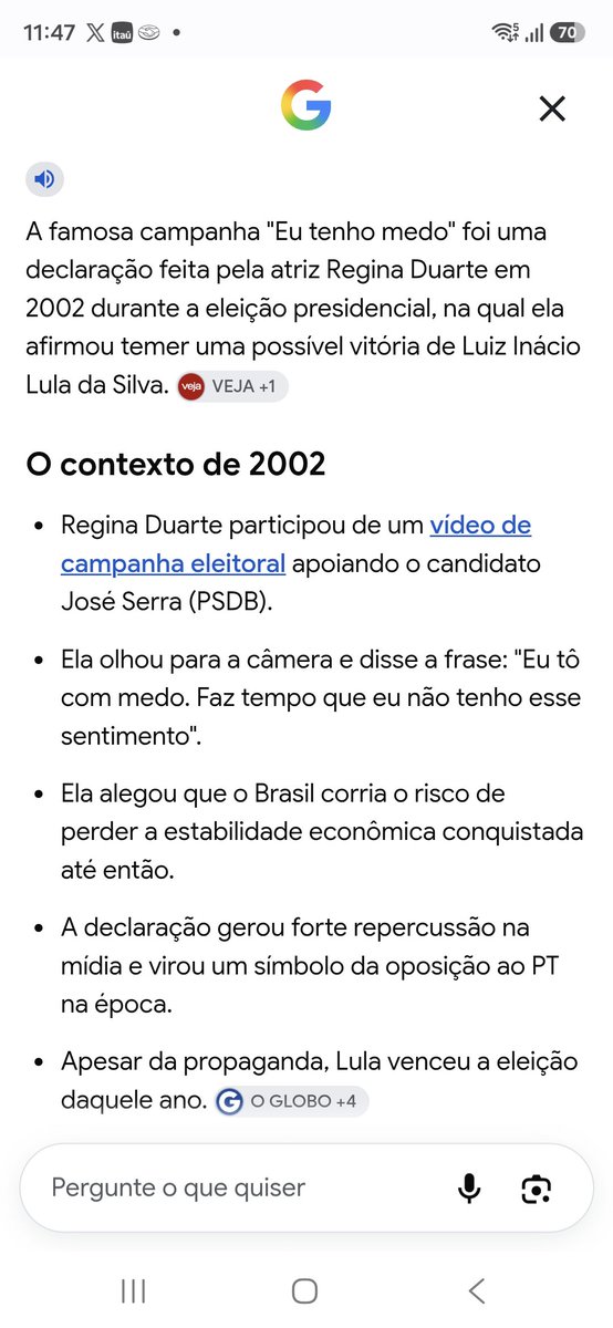 TorcedorECBahia's tweet photo. @nikolas_dm @LEME12 A velha tática dos desesperados mudou: antes era "eu tenho medo" agora é ""tá estranho" 🤣

Felizmente é uma tática velha que não cola no povo. 

Quem não lembra de Regina Duarte? 🤣 https://t.co/5XhHXMqLIJ
