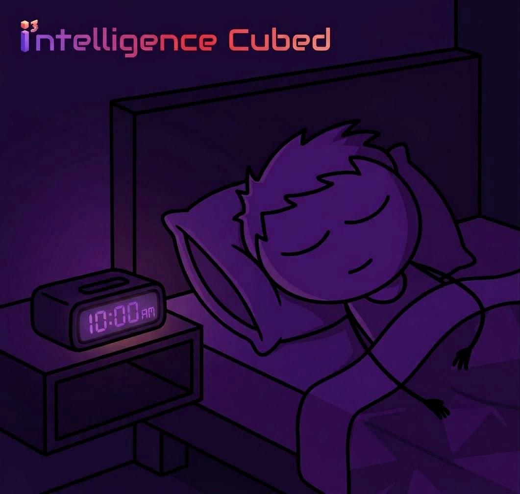 I3_Cubed's tweet photo. Once I got used to using AI every day...
Is it morning already...? https://t.co/p4MP3Rjyuk