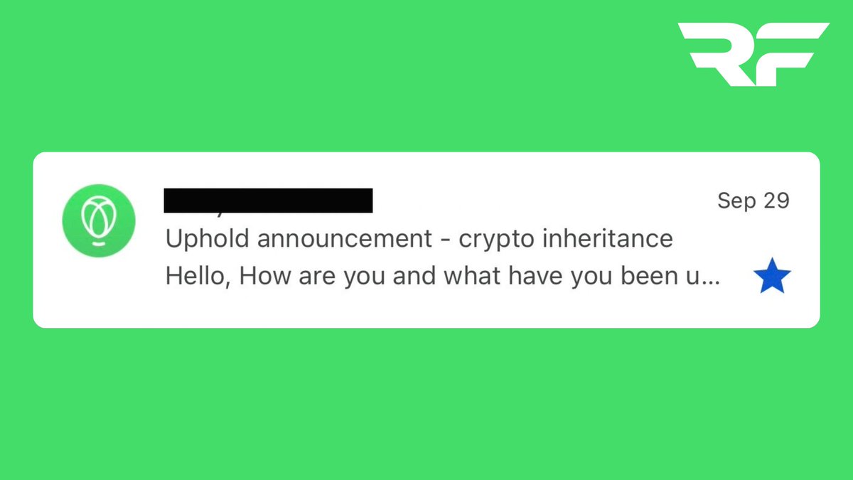 RayFuentesIO's tweet photo. Would love to sit down with @UpholdInc President Nancy Beaton to discuss their new crypto inheritance solution for $XRP and the future of digital asset legacy planning.

Following up on the invite, Uphold team. Let’s make it happen! 😎

#XRPFamily #LoveYouMucho https://t.co/DLhs7yLi3x