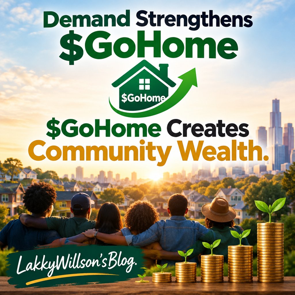 LakkyWillsons's tweet photo. A Token Without Utility Relies On Hype, While A Token With Utility Creates Demand

The Demand For $GOHOME Is Up In the Past 24hrs

CA: 2Wu1g2ft7qZHfTpfzP3wLdfPeV1is4EwQ3CXBfRYAciD

Join Community: https://t.co/QC7Sl466z2

Demand Strengthens $GOHOME, $GOHOME Creates Wealth https://t.co/udbga0Onxn