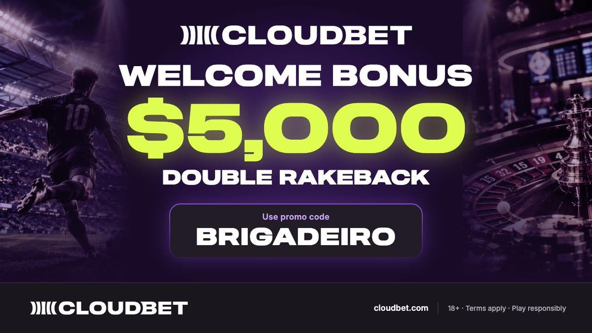 Scottbrian81840's tweet photo. @pdxlorenzo00 Achou que tudo tinha acabado? A Cloudbet ainda permite novos cadastros. Use o código BRIGADEIRO e confira a oferta de recompensa dupla. https://t.co/NyQI4tfhWd