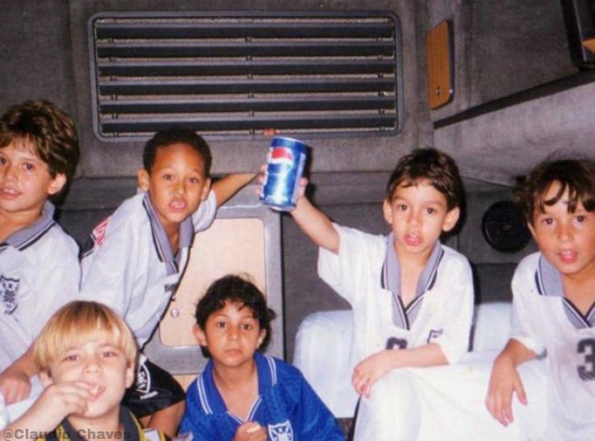 Barca_Archive's tweet photo. Young Neymar with Clube de Regatas Tumiaru during one of his football trips, 1998. https://t.co/iC9wYsYvcs