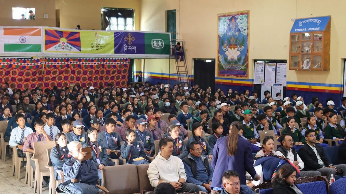 LadakhTimes's tweet photo. Skill Expo &amp; Guidance Festival 2026–27 was held at TCV Choglamsar, bringing together students, educators and young innovators to showcase projects and explore emerging fields like AI, animation, VFX, gaming and skill-based careers.

#Ladakh #SkillEducation #SkillExpo #TCV https://t.co/NeyLOXEs4j