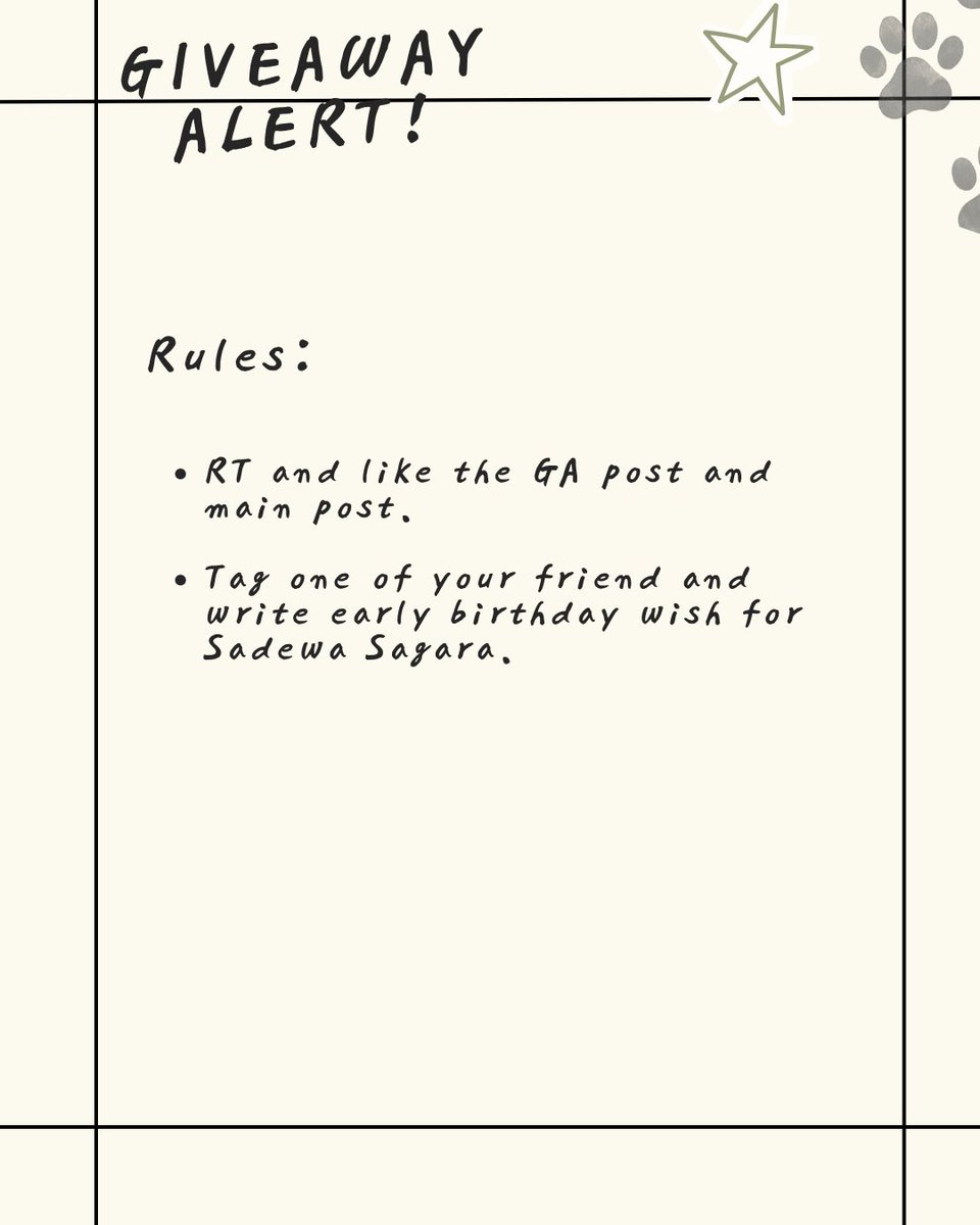 tsuinkaze's tweet photo. Giveaway Doll ฅᨐฅ

🎲Prize: One doll Sadewa Sagara (unoff)
📅Close: TBA🔜
📒Rules: On pic! (I'll check)

Good luck! ૮づ > ﻌ <აづ♡
https://t.co/5SwT3GdyPw https://t.co/Sh7YmzviZ2