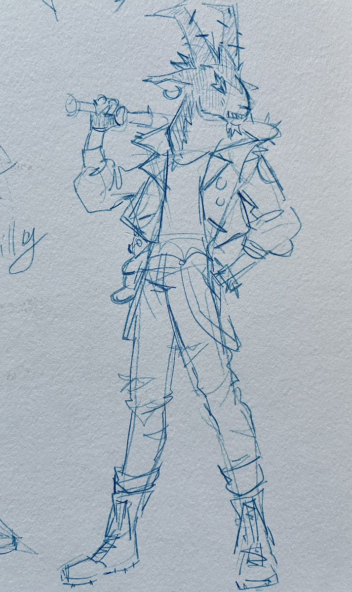 JustGinArt's tweet photo. Billy sketches from memory https://t.co/v6UEYXGF7W