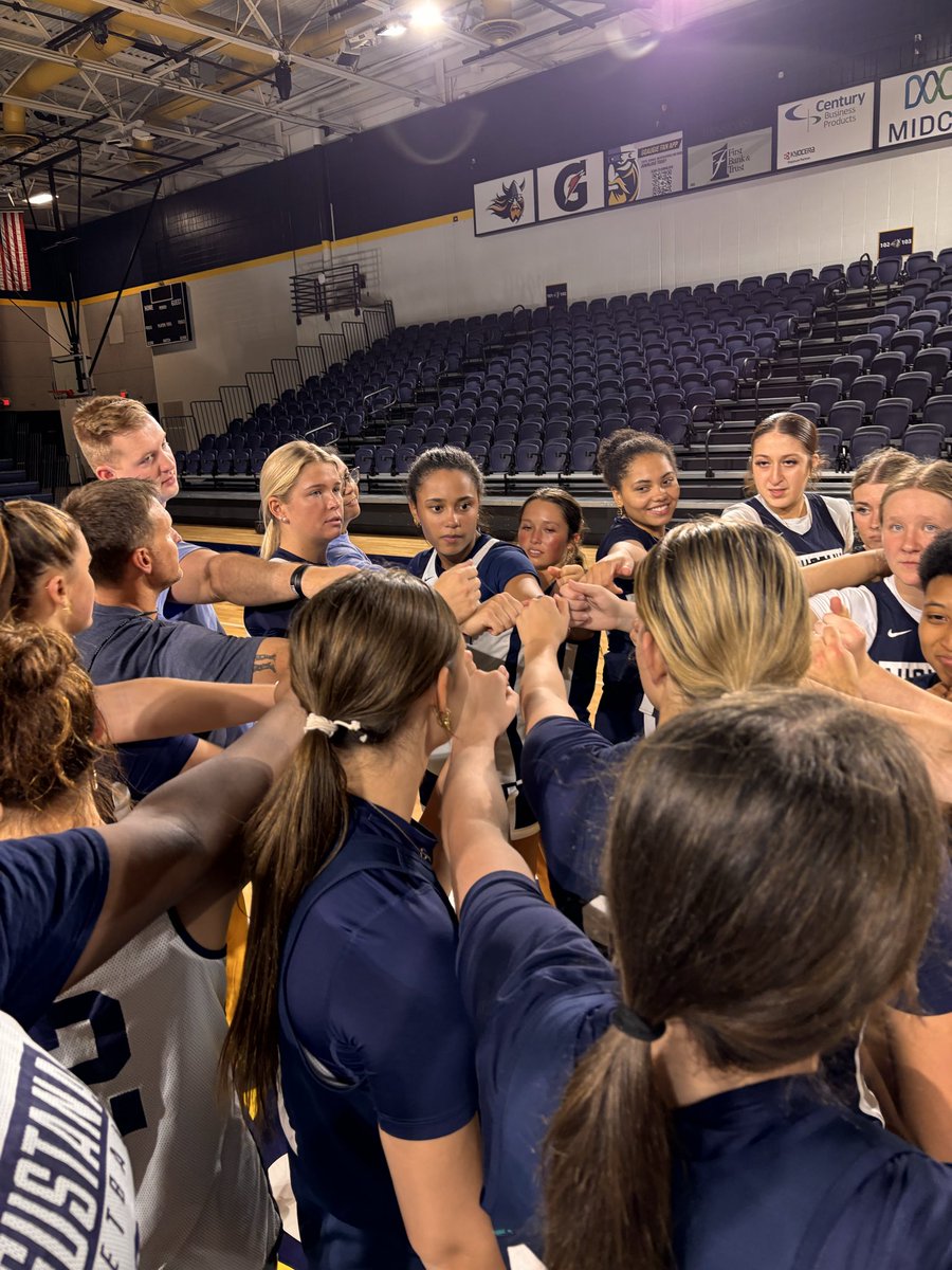 AugieWBB's tweet photo. Got to wrap up our preseason with practice in the Elmen Center! 

Official practice coming soon 🥳

#BuildingChampions ⚔️ https://t.co/VQVuOsoMTj
