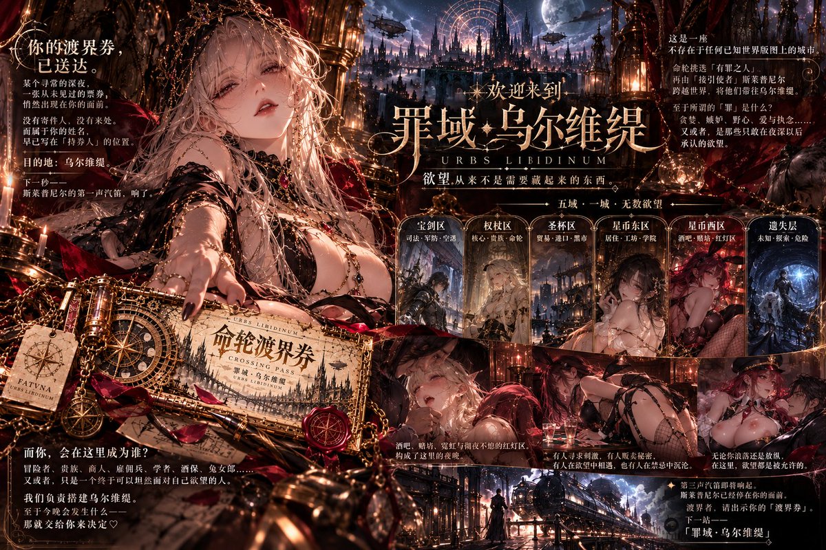 Ace_9420's tweet photo. 『你有一个很喜欢，却一直找不到地方安放、发挥的人设吗？』

『那就来乌尔维缇看看吧♡』
https://t.co/wjdTkgbHcR https://t.co/3iAfQc2PnH