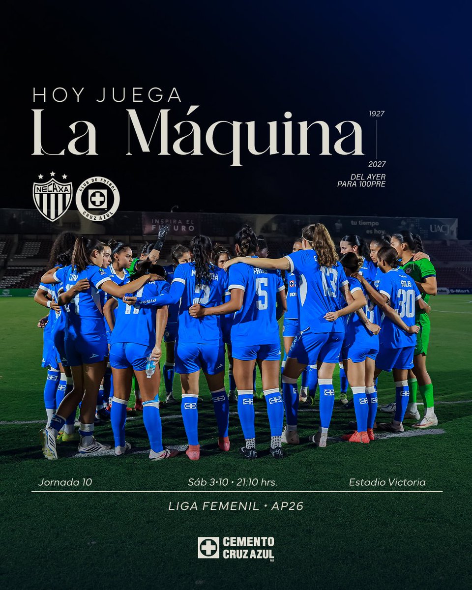 AzulFemenil's tweet photo. HOY JUEGA LA MÁQUINA FEMENIL 
😮‍💨🚂⚽️💙

¡Vaaaaaaaaaaaamos, Azules! https://t.co/QGTD7DCLdZ