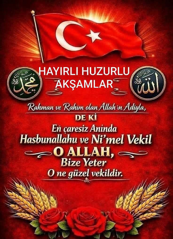 Mehmet2043097's tweet photo. Es sellemun aleyküm cümleten mutlu huzurlu sağlıklı bir akşam geçirmeniz dileğiyle hayırlı akşamlar arkadaşlar https://t.co/loKNxc7OVV