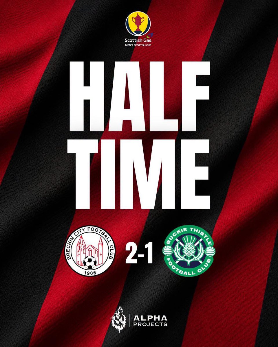 BrechinCityFC's tweet photo. HALF TIME | Brechin City 2-1 Buckie Thistle

A Curtis Main double has City ahead at the break. https://t.co/duNu4UlD81