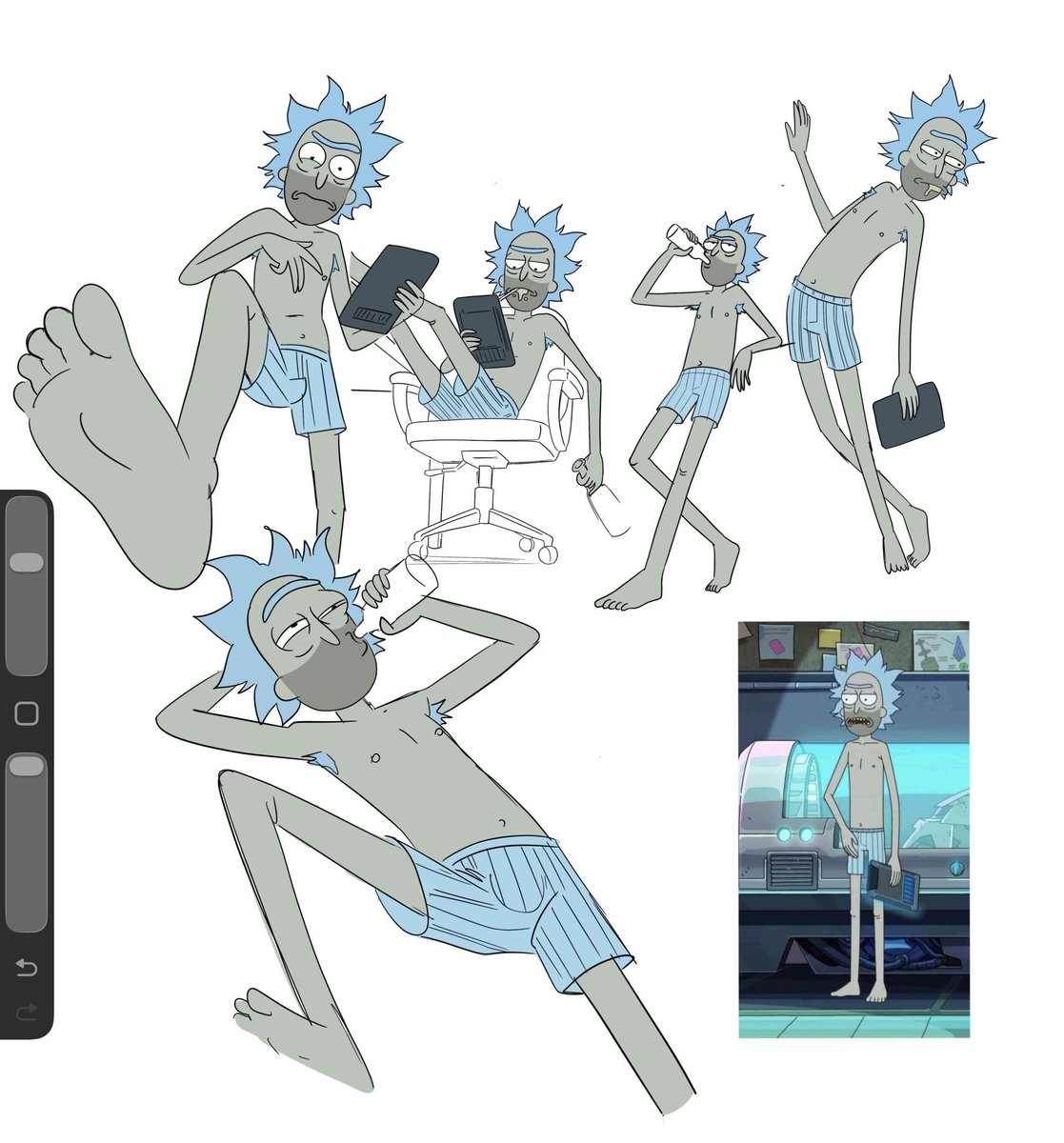 ctrlcofctrlc's tweet photo. Random Rick sketches https://t.co/nYMS7K1JP1