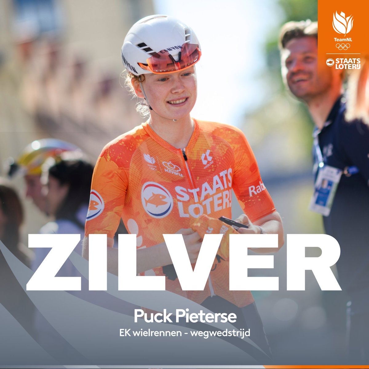 TeamNLtweets's tweet photo. Puck maakt het Nederlandse feest compleet! 🧡

#TeamNL https://t.co/2sRNsTFUoH