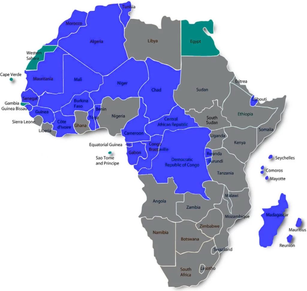 Joshuavel1234's tweet photo. @RealJarTaylor Taste despair. If you colonise most of Africa, Africans will come to the motherland too.

Below is list of French speaking countries in Africa. https://t.co/YuY40l9hii