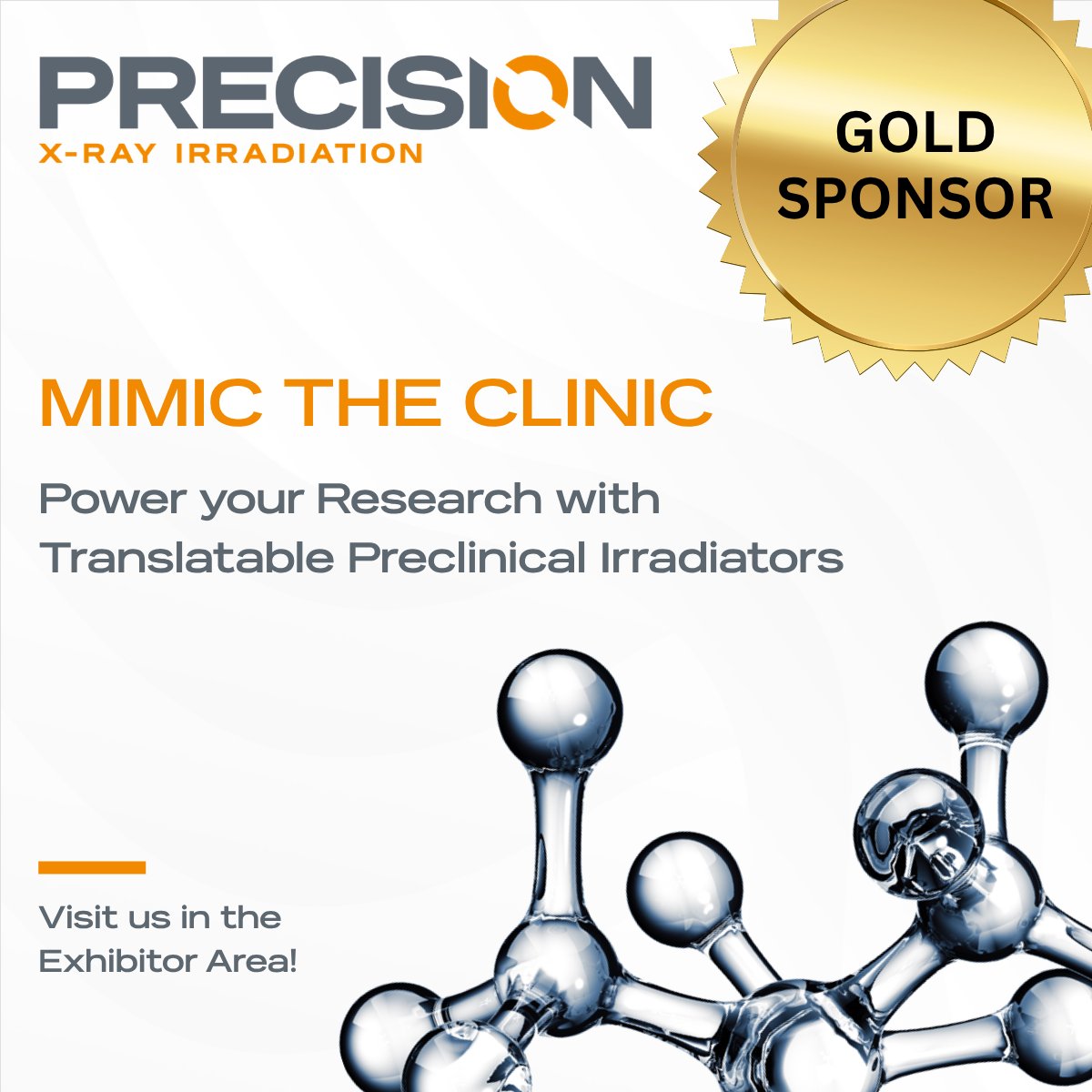 RRS_RadRes's tweet photo. 1 MORE DAY! Thank you, Gold Sponsor PRECISION X-RAY IRRADIATION for supporting RRS! Booth #9 #PrecisionXRay,#Radiotherapy, #Irradiation, #RRS2026 https://t.co/ZhWYQclfie