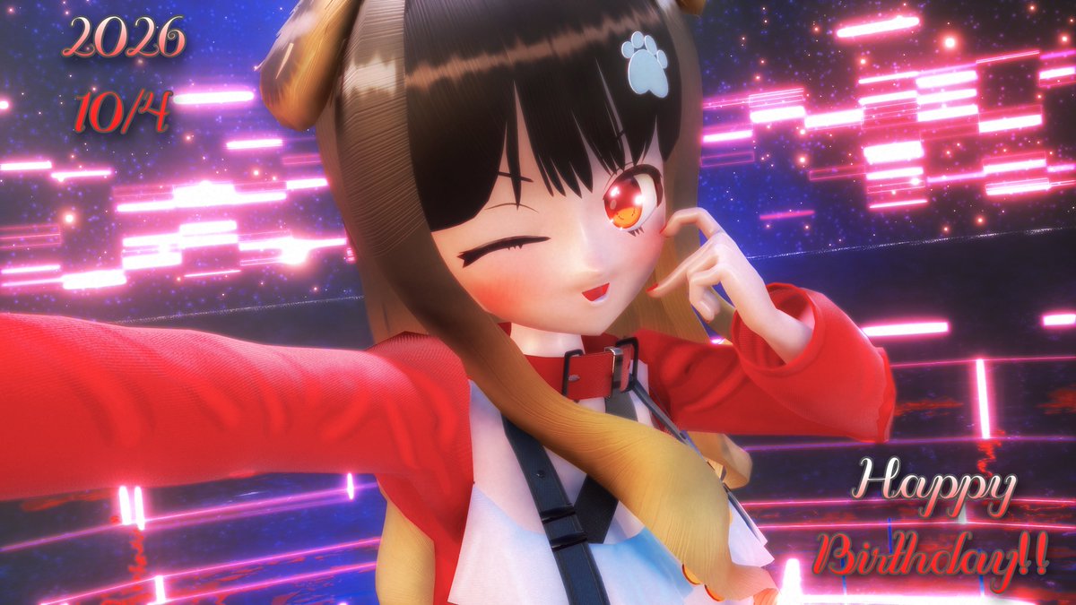 RemidleScarlet's tweet photo. お誕生日おめでとうございます✂️
#遠吠きゃん生誕祭2026 
＃きゃんすけっち https://t.co/1x8XYDO5XH