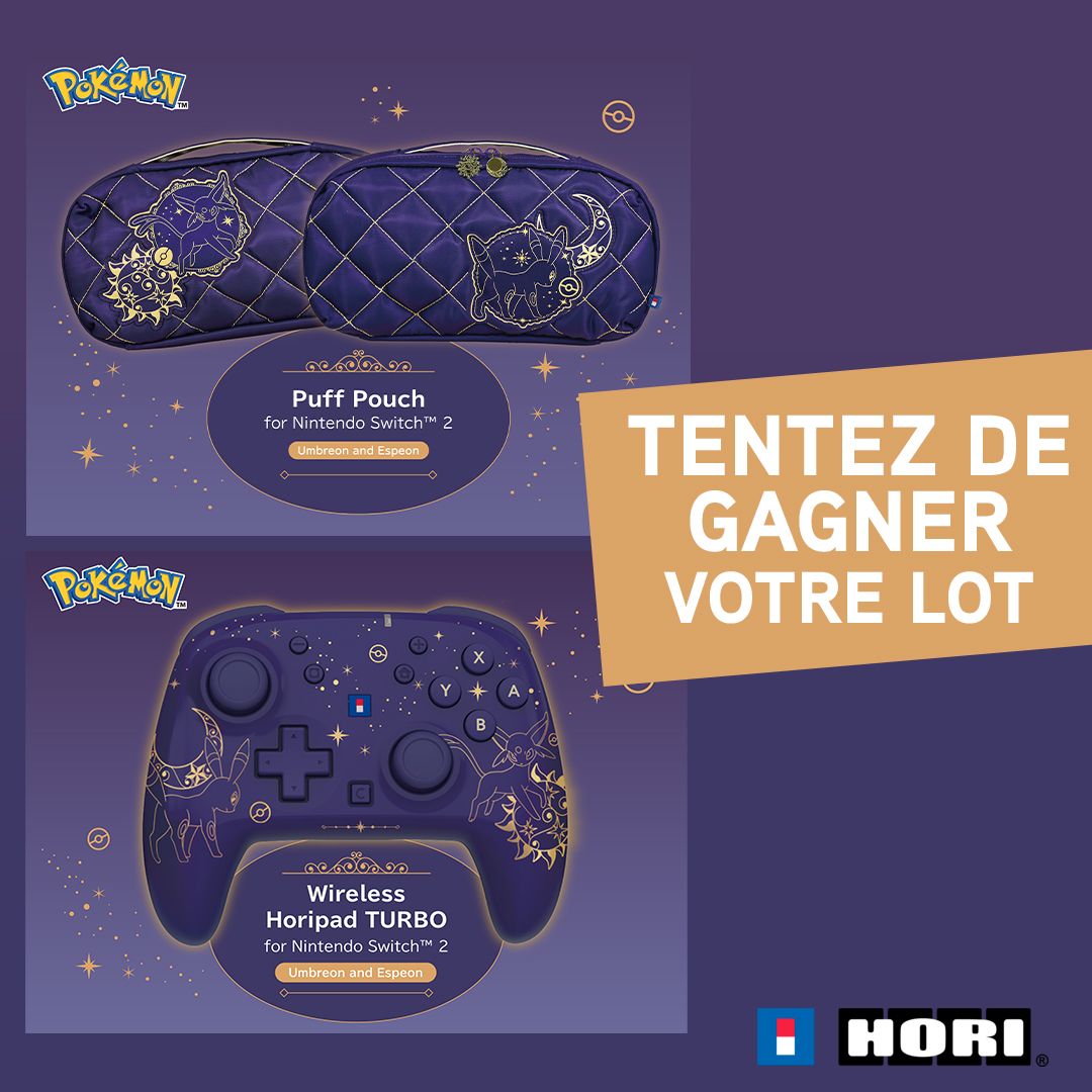 Micromania_Fr's tweet photo. Tentez de gagner un lot composé d'une magnifique sacoche ainsi qu'une superbe manette Pokémon Noctali et Mentali 🤩 Tentez votre chance ci-dessous ⤵️

🟣 Like⁣⁣⁣, RT &amp; Follow @Micromania_Fr
🟣 Mentionne en réponse un ami avec #MicromaniaPokémon

Tirage au sort dans 7 jours ! https://t.co/B6Fs1U5sR3